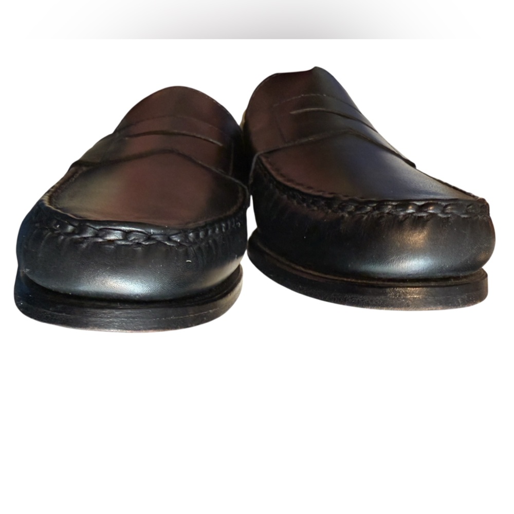 Allen Edmonds Cavanaugh fine imported leather Classic Black Loafers men 9 - Picture 5 of 12